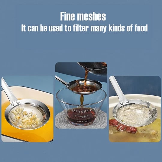 🔥Fine Mesh Stainless Steel Colander🔥Buy More Save More